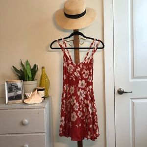 Kimichi Blue Floral Mini Dress